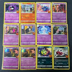 2021 Pokemon TCG English 072/198 058/189 059/189 Hattrem Misdreavus Lot*12 - Image 1