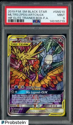 2019 Pokemon SM BSP HIF Elite Trainer Box FA Moltres Zapdos Articuno GX PSA 9 - Image 1
