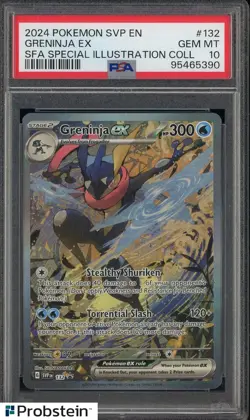 2024 Pokemon SVP EN SFA Special Illustration Collection #132 Greninja ex PSA 10 - Image 1