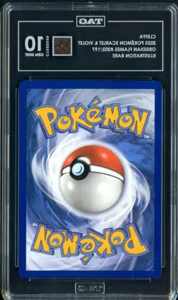 2023 Pokemon OBF EN Illustration Rare #202 Cleffa TAG 10 GEM MINT - Image 2