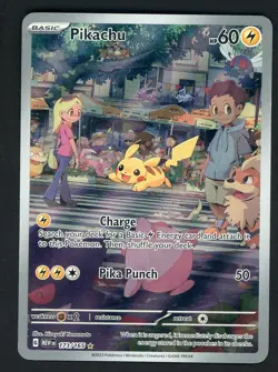 2023 Pokemon MEW EN Illustration Rare #173 Pikachu - Image 1