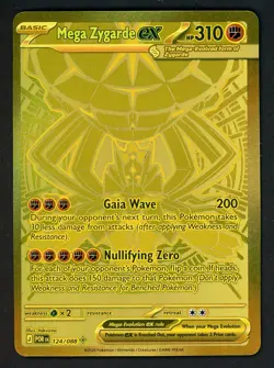 2026 Pokemon POR EN Mega Hyper Rare #124 Mega Zygarde ex - Image 1
