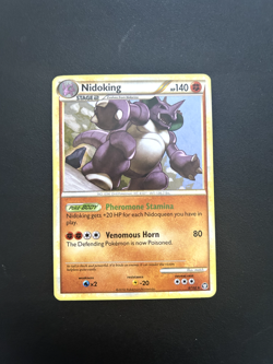 Pokemon TCG Nidoking Triumphant 6/102 Regular Exclusive - Pokemon Trading Card - Image 1