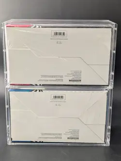 2x Pokemon Black Bolt White Flare Sealed Booster Bundle Display Case W/Acrylic - Image 2