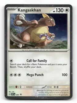 Kangaskhan (Cosmos Holo) 202 - Scarlet & Violet Promo - Pokemon Card NM/M - Image 1
