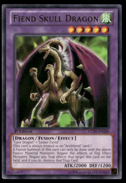 Fiend Skull Dragon Legendary Collection 4: Joey's World LCJW-EN240 Yugioh HP - Image 1