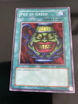 Yu-Gi-Oh! Pot of Greed SD1-EN015 Structure Deck: Dragon's Roar - Image 1