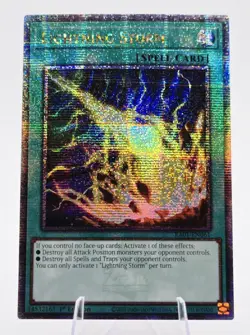 Lightning Storm RA01-En061 (Quarter Century Secret Rare) 1st Ed - NM- Yu-Gi-Oh! - Image 1