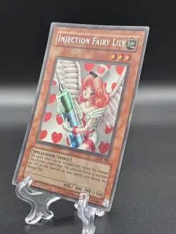 | Yugioh Injection Fairy Lily LOD-100 Secret Rare Legacy Of Darkness NM - Image 4