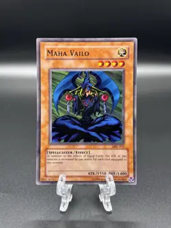 Yugioh! Maha Vailo MRL-012 Super Rare Magic Ruler HOLO LP - Image 1