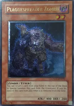 Konami Plaguespreader Zombie CSOC-EN031 Crossroads of Chaos Holo English - Image 1