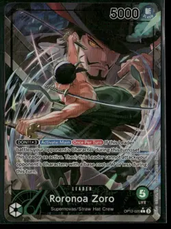 2025 One Piece Legacy of the Master Roronoa Zoro Alternate Art #020 - Image 1