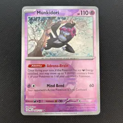 Pokemon Munkidori TCG Reverse Holo Pokeball Prismatic Evolutions Card 044/131 - Image 2