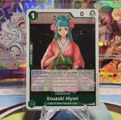 Kouzuki Hiyori OP12-028 R Foil Legacy of the Master One Piece Card Game NM/M - Image 1