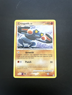 Croagunk 61/99 Arceus Regular - Pokemon Trading Card - Image 1