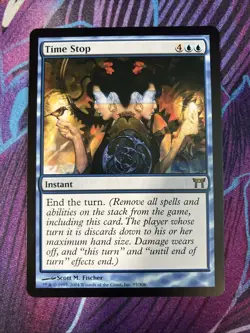Time Stop (LP) Champions of Kamigawa MTG - Image 1