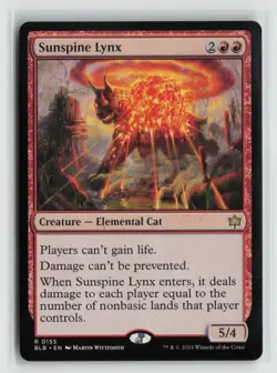 Sunspine Lynx 0155 Bloomburrow BLB MTG Magic - Image 1