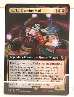 MTG - Kefka, Dancing Mad (Extended Art) - Commander: FINAL FANTASY (FIC) MT - Image 1