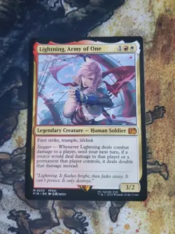 Lightning, Army of One #233 (NM) Final Fantasy FIN Magic MTG - Image 1