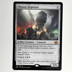 PLATOON DISPENSER MTG BRO - CARTE MAGIC THE GATHERING EN NEUF - Image 1