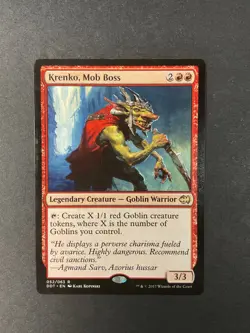 Krenko, Mob Boss - Merfolk vs. Goblins - Magic the Gathering - MTG - Image 1