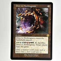 DOOR TO NOTHINGNESS MTG RETRO BRO - CARTE MAGIC THE GATHERING EN NEUF - Image 1