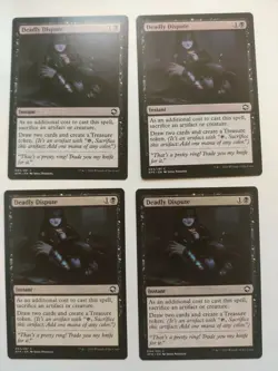 Deadly Dispute x 4 Adventures in the Forgotten Realms Regular MTG - Image 1