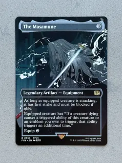 The Masamune (Borderless) #353 Regular - MTG Final Fantasy FIN - NM / Unplayed - Image 1