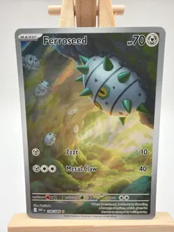 Ferroseed 148/086 - White Flare Illustration Rare Pokemon TCG NM - Image 1