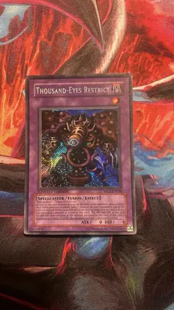 Yu-Gi-Oh! Thousand-Eyes Restrict MC1-EN004 Master Collection 1 Ltd Ed SR Holo - Image 1