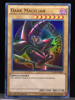 Yu-Gi-Oh! Dark Magician TCG Ultra Rare 1st Edition YGLD-ENB02 - Image 1
