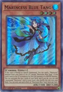 1x (NM) Marincess Blue Tang - MP20-EN149 - Super Rare - 1st Edition YuGiOh - Image 1