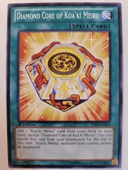 Diamond Core of Koa'ki Meiru - PRIO-EN065 1st Ed Yugioh NM MUST BUY 2+ BULK DEAL - Image 1