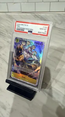 ONE PIECE CCG Awakening of the New Era Enel OP05-100 Super Rare Foil PSA 10 - Image 3