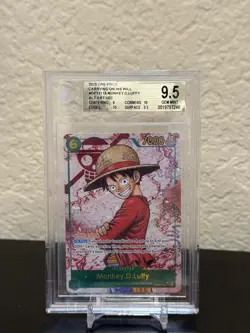 One Piece CCG Monkey.D.Luffy Op13-118 SEC ALT ART - Image 1
