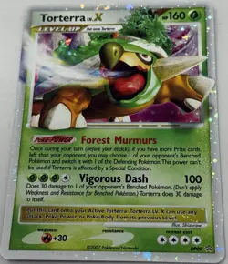 Pokemon Torterra LV.X Diamond & Pearl DP09 Holo Promo Level Up Card 2007 English - Image 2