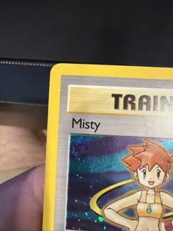 Pokemon TCG Misty Trainer Card Gym Heroes 18/132 Holo Rare MP - Image 5