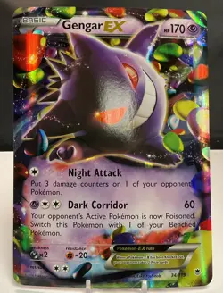 Pokemon TCG Gengar EX 34/119 Jumbo Promo Card 2014 Oversized - Image 1