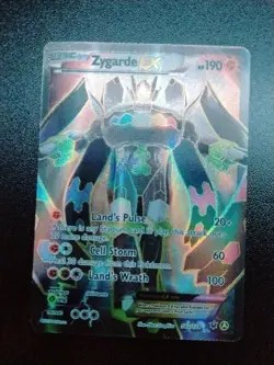 Pokemon TCG Zygarde EX Full Art Alternate Card 54a/124 XY Fates Collide - Image 1