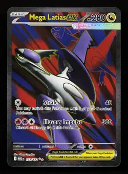 Mega Latias ex 163/132 Ultra Rare Mega Evolution Pokemon Card - Image 1