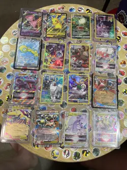 Pokemon Mixed Card Lot, 16 Cards TCG, V, Vmax, Vstar, AR, EX! Mint, Nintendo! 👑 - Image 1