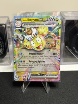 Pokemon TCG Alolan Exeggutor EX 133/191 Surging Sparks Double Rare NM Card - Image 1