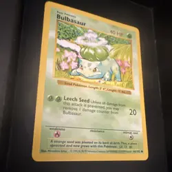 Pokemon TCG Bulbasaur Shadowless Base Set Vintage Gradable Card NMNT WoTC - Image 4