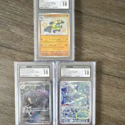 Pokemon Japanese Graded Gem Mint Card Lot 3 Lucario Weezing Magnezone Holo - Image 1
