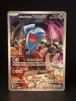 Team Rocket's Wobbuffet 203 Promo SVP: SV: Scarlet & Violet Promo Cards - Image 1