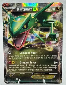 Pokemon Rayquaza EX BW47 Promo Holo Black & White English Card 170HP Dragon NM - Image 1