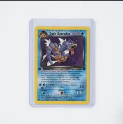 Pokemon TCG Dark Gyarados Holo Card 8/82 Pre-Release - Image 1