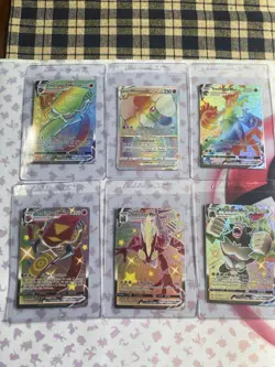 Pokemon TCG VMAX VSTAR Holo Lot Centiskorch Whimsicott Toxtricity - 6 Cards - Image 1