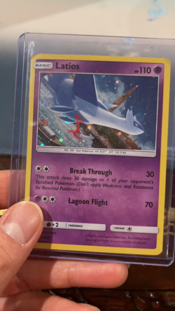 🌀 Latios SM88 Black Star Promo Holo 2017 Pokemon Card Fart Swirl - Image 2