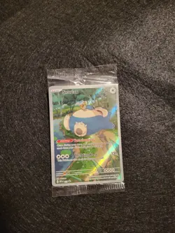 Pokemon TCG Snorlax #051 Holo Full Art Promo Card 151 Near Mint Sealed - Image 2